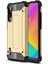 Xiaomi Mi A3 Kapak Çift Katmanlı Zırh Tank Kılıf - Gold 1