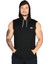 Training Kapüşonlu Kolsuz T-Shirt Siyah 1