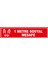 1 m Sosyal Mesafe Afiş Sticker Yapıştırma 12 x 50 cm 3'lü Syl20 1
