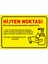 Hijyen Noktası Sarı Zeminli Yatay Afiş Sticker Yapıştırma 25 x 35 cm Syl33 1
