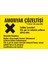İzmir Serifgari Amonyak Çözeltisi Galvaniz Uyarı Levhası 17,5 x 25 cm 1