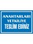 İzmir Serifgari Anahtarları Yetkiliye Teslim Ediniz 2.6 mm PVC Uyarı Levhası 17,5 x 25 cm 1