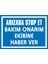 İzmir Serifgari Arızada Stop Et Bakım Onarım Ekibine Haber Ver 2.6 mm PVC Uyarı Levhası 17,5 x 25 cm 1
