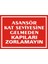İzmir Serifgari Asansör Kat Seviyesine Gelmeden Kapıları Zorlamayın 2.6 mm PVC Uyarı Levhası 17,5 x 25 cm 1