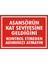 İzmir Serifgari Asansörün Kat Seviyesine Geldiğini Kontrol Etmeden Adımınızı Atmayın 2.6 mm PVC Uyarı Levhası 17,5 x 25 cm 1