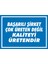İzmir Serifgari Başarılı Şirket Çok Üreten Değil Kaliteyi Üretendir Galvaniz Uyarı Levhası 17,5 x 25 cm 1