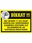 İzmir Serifgari Bu İşyeri 7/24 Saat Görülür/Görünmez Kamera Sistemi İle İzlenmekte Ve Kaydedilmektedir 2.6 mm PVC Uyarı Levhası 17,5 x 25 cm 1