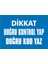 İzmir Serifgari Dikkat Doğru Kontrol Yap Doğru Kod Yaz 2.6 mm PVC Uyarı Levhası 17,5 x 25 cm 1