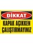 İzmir Serifgari Dikkat Kapak Açıkken Çalıştırmayınız 2.6 mm PVC Uyarı Levhası 17,5 x 25 cm 1