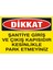 İzmir Serifgari Dikkat Şantiye Giriş Ve Çıkış Kapısıdır Kesinlikle Park Etmeyiniz 2.6 mm PVC Uyarı Levhası 17,5 x 25 cm 1