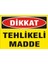 İzmir Serifgari Dikkat Tehlikeli Madde (Kendinden Yapışkanlı Etiket) 17,5 x 25 cm 1