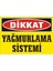 İzmir Serifgari Dikkat Yağmurlama Sistemi Galvaniz Uyarı Levhası 17,5 x 25 cm 1