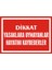 İzmir Serifgari Dikkat Yasaklara Uymayanlar Hayatlarını Kaybederler Galvaniz Uyarı Levhası 17,5 x 25 cm 1