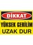 İzmir Serifgari Dikkat Yüksek Gerilim Uzak Dur Galvaniz Uyarı Levhası 17,5 x 25 cm 1