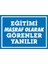 İzmir Serifgari Eğitimi Masraf Olarak Görenler Yanılır (Kendinden Yapışkanlı Etiket) 17,5 x 25 cm 1
