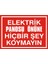İzmir Serifgari Elektrik Panosu Önüne Hiçbirşey Koymayın (Kendinden Yapışkanlı Etiket) 17,5 x 25 cm 1
