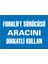 İzmir Serifgari Forklift Sürücüsü Aracını Dikkatli Kullan 2.6 mm PVC Uyarı Levhası 17,5 x 25 cm 1