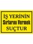 İzmir Serifgari İş Yerinin Sırlarını Vermek Suçtur Galvaniz Uyarı Levhası 17,5 x 25 cm 1