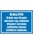 İzmir Serifgari Kalite Ürünün Özelliklerinin Toplamıdır 2.6 mm PVC Uyarı Levhası 17,5 x 25 cm 1