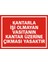 İzmir Serifgari Kantarla İşi Olmayan Vasıtanın Kantar Üzerine Çıkması Yasaktır (Kendinden Yapışkanlı Etiket) 17,5 x 25 cm 1