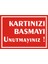 İzmir Serifgari Kartınızı Basmayı Unutmayınız Galvaniz Uyarı Levhası 17,5 x 25 cm 1