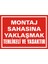 İzmir Serifgari Montaj Sahasına Yaklaşmak Tehlikeli Ve Yasaktır (Kendinden Yapışkanlı Etiket) 17,5 x 25 cm 1