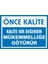 İzmir Serifgari Önce Kalite Kalite Bir Değerdir Müke mmelliğe Götürür (Kendinden Yapışkanlı Etiket) 17,5 x 25 cm 1
