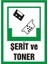 İzmir Serifgari Şerit Ve Toner 2.6 mm PVC Uyarı Levhası 17,5 x 25 cm 1