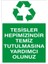 İzmir Serifgari Tesisler Hepimizindir Temiz Tutulmasına Yardımcı Olunuz Galvaniz Uyarı Levhası 17,5 x 25 cm 1