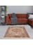 Osmanlı Motif Çerçeveli Dijital Baskı Yıkanabilir Kaymaz Taban Klasik Salon Halı ve Yolluk 1