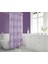 Tropik Banyo Duş Perdesi 5033 Çift Kanat Lila 2 x 120 x 200 1