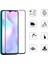 Xiaomi Redmi 9A Full Kapatan Renkli Tam Koruma Siyah 2