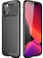 Apple iPhone 12 Pro Max Kılıf Negro Karbon Dizayn Silikon Siyah 1