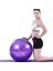 Pilates Topu Kalın Büyük Boy Pilates Topu Mor Renk+Pompa 3