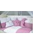 Bebek Uyku Seti Nevresim Takımı 80x140 Cloudy Pembe 4