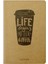 Life Begins Coffee Çizgisiz Defter 1