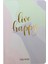 Pastel Live Happy Notes Çizgili Defter 1