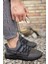 Gri Erkek Cilt Sneaker 0012SANTO 4