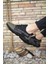 Haki Erkek Cilt Sneaker 0012SANTO 2