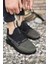 Haki Erkek Cilt Sneaker 0012SANTO 3