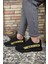 Siyah Sarı Erkek Cilt Sneaker 0012SANTO 5