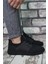 Siyah Siyah Cilt Erkek Sneaker 0012105 4