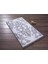 Shabby Damask 50X57 Gri Banyo Halısı 1