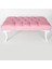 Gema Hünkar Puf Bench Pembe 90 Cm. 1. Sınıf Silinebilir Kumaş 1