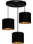 Salon Avize Siyah-Gold 1