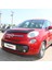 Fiat 500L Ön Kaput Koruyucu Rüzgarlık Deflektör Akrilik ABS 4mm Parlak Siyah 2015 ve Sonrası 5
