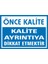 Önce Kalite Kalite Ayrıntıya Dikkat Etmektir Galvaniz Uyarı Levhası 17,5 x 25 cm 1