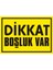 Dikkat Boşluk Var (Kendinden Yapışkanlı Etiket) 17,5 x 25 cm 1