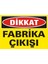 Dikkat Fabrika Çıkışı 2.6 mm PVC Uyarı Levhası 25 x 35 cm 1
