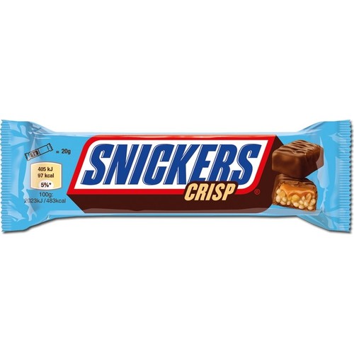 Snickers Crisp Gevrek Çikolata Bar 40 gr Fiyatı